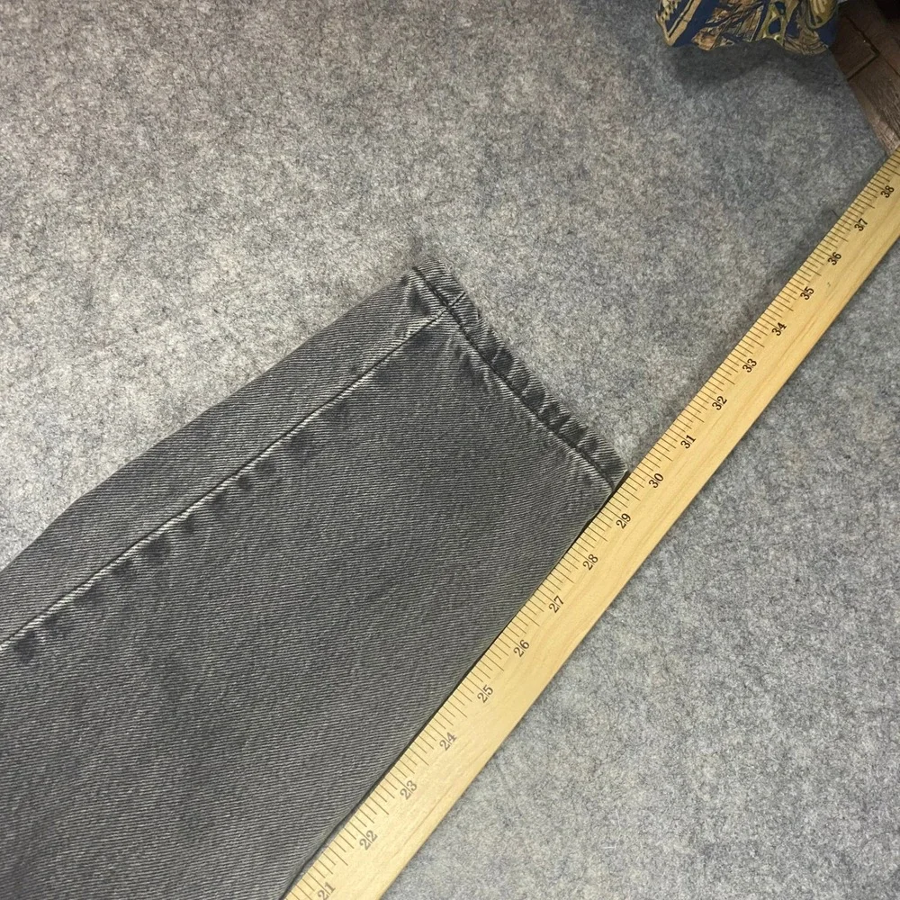 Levi Strauss & Co 501‎ 81 Premium Grey Wash Straight Leg Button Fly Jeans 24x31
